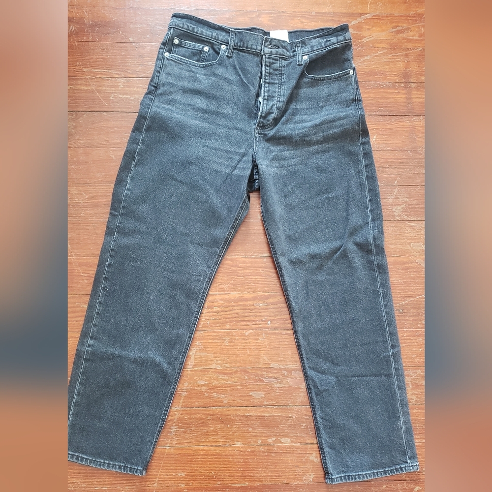 NWT - Lucky Brand Women's Black Jeans, High Rise, Loose 90's Style - Size 14/32